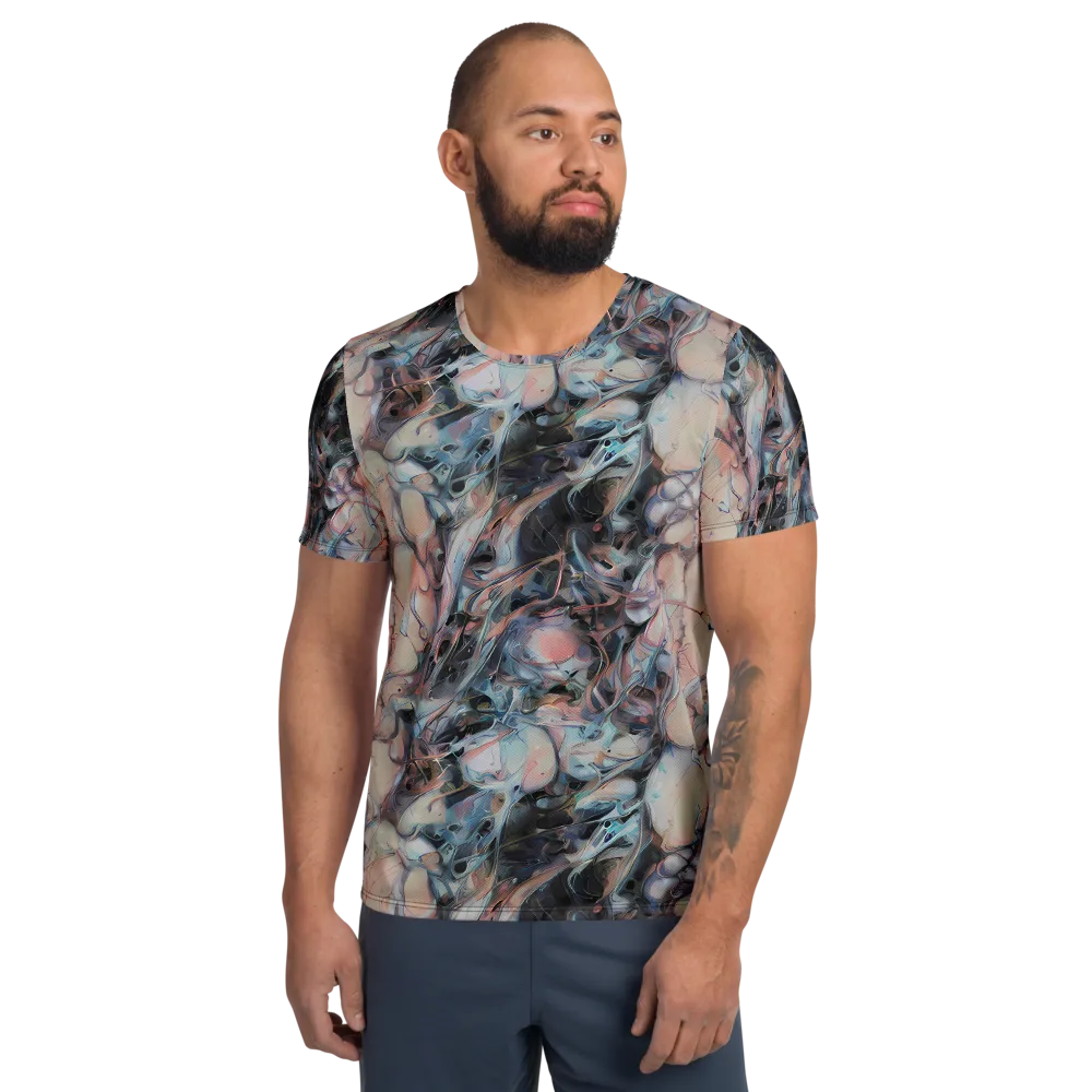 Daydream Cascade on Men's Athletic T-Shirt — Front