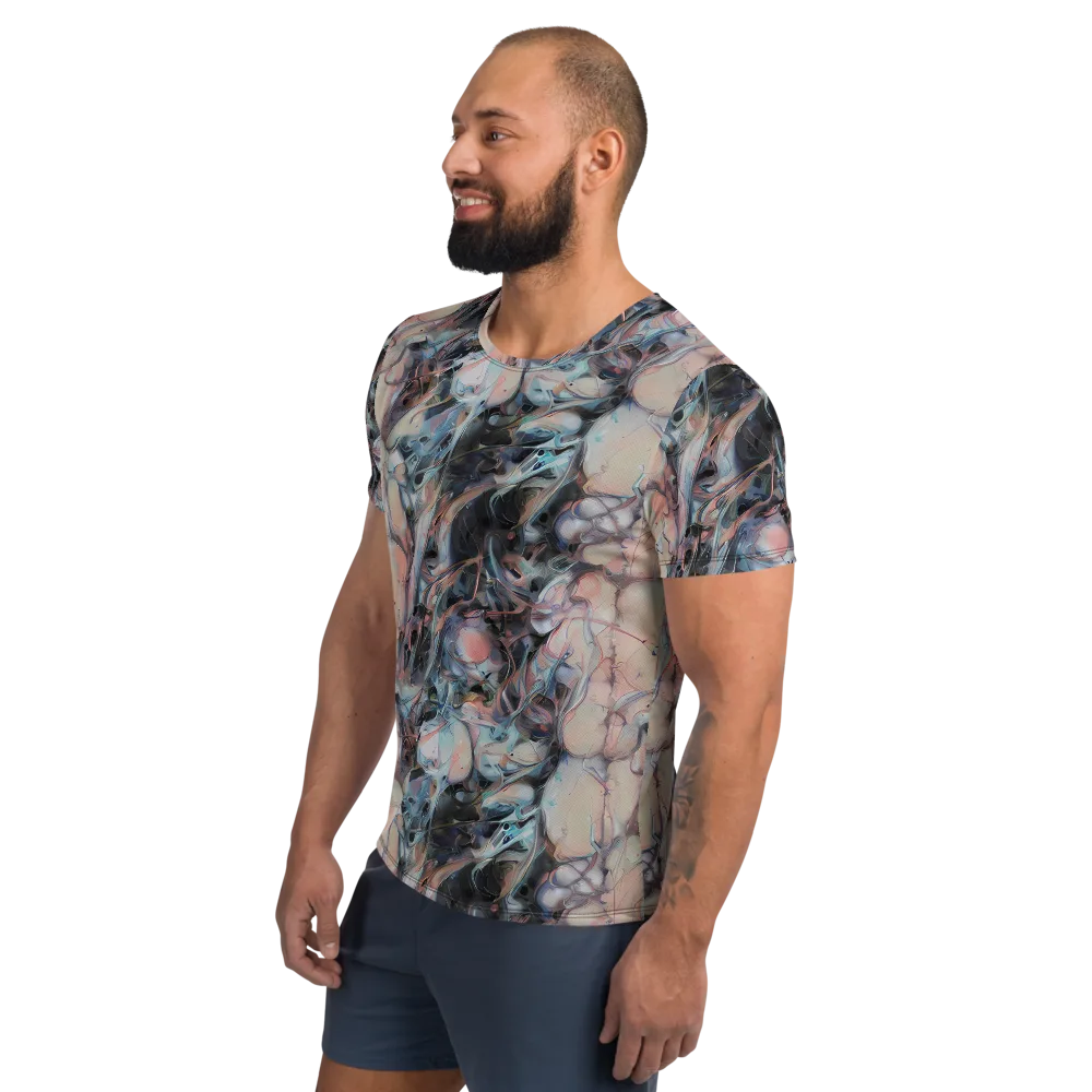 Daydream Cascade on Men's Athletic T-Shirt — Left