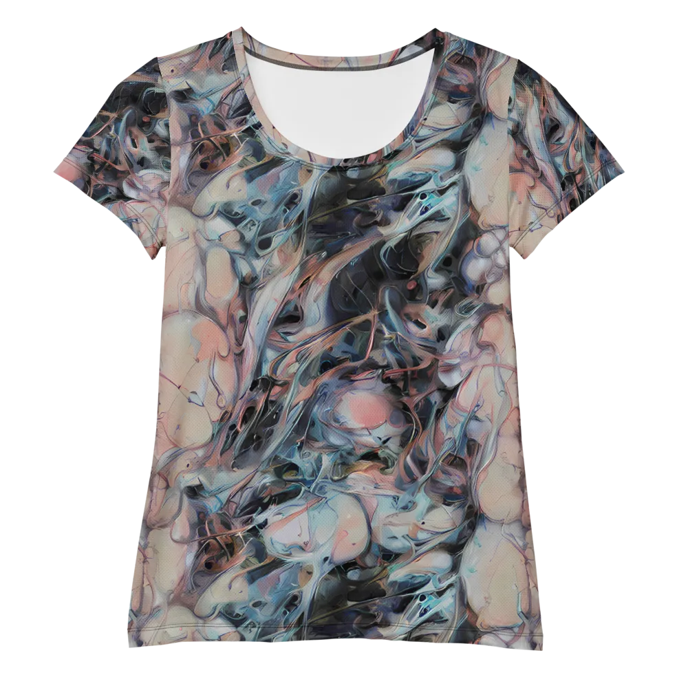 Daydream Cascade on Women's Athletic T-Shirt — Front