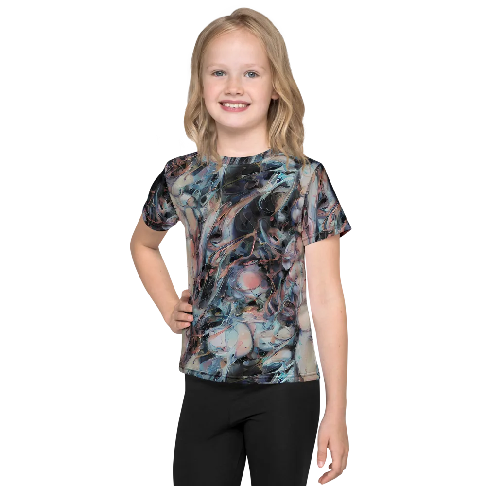 Daydream Cascade on Kids Crew Neck T-Shirt — Front