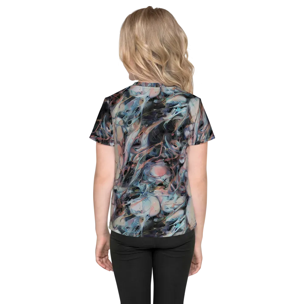 Daydream Cascade on Kids Crew Neck T-Shirt — Back