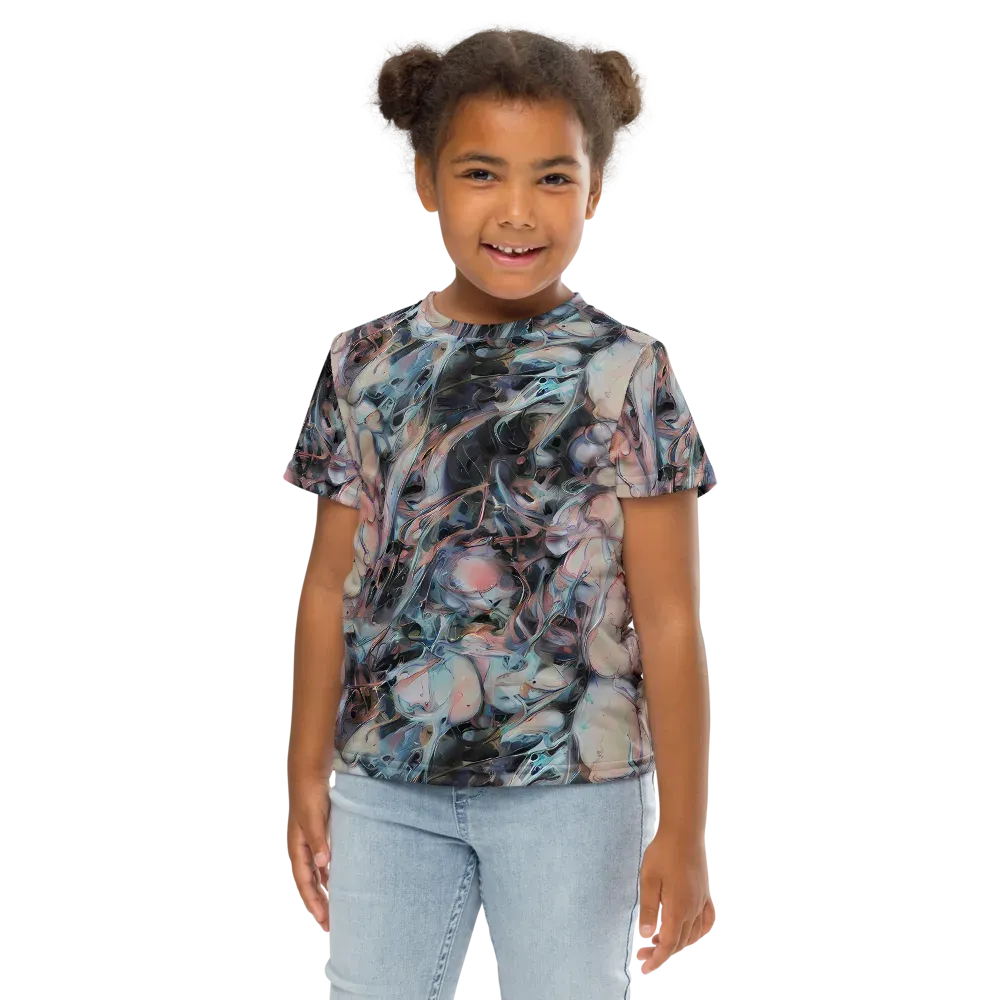 Daydream Cascade on Kids Crew Neck T-Shirt — Front