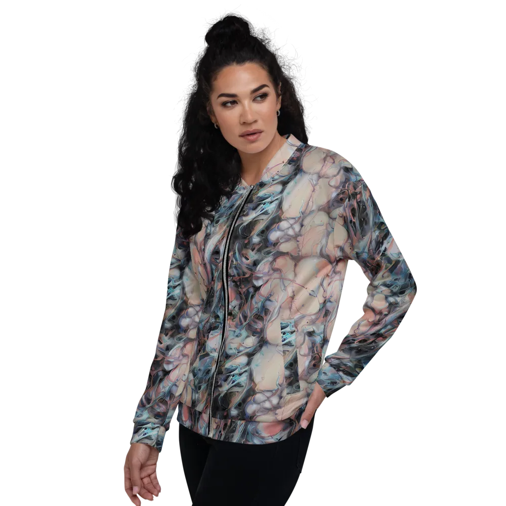 Daydream Cascade on Bomber Jacket — Left