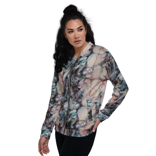 Daydream Cascade on a Bomber Jacket