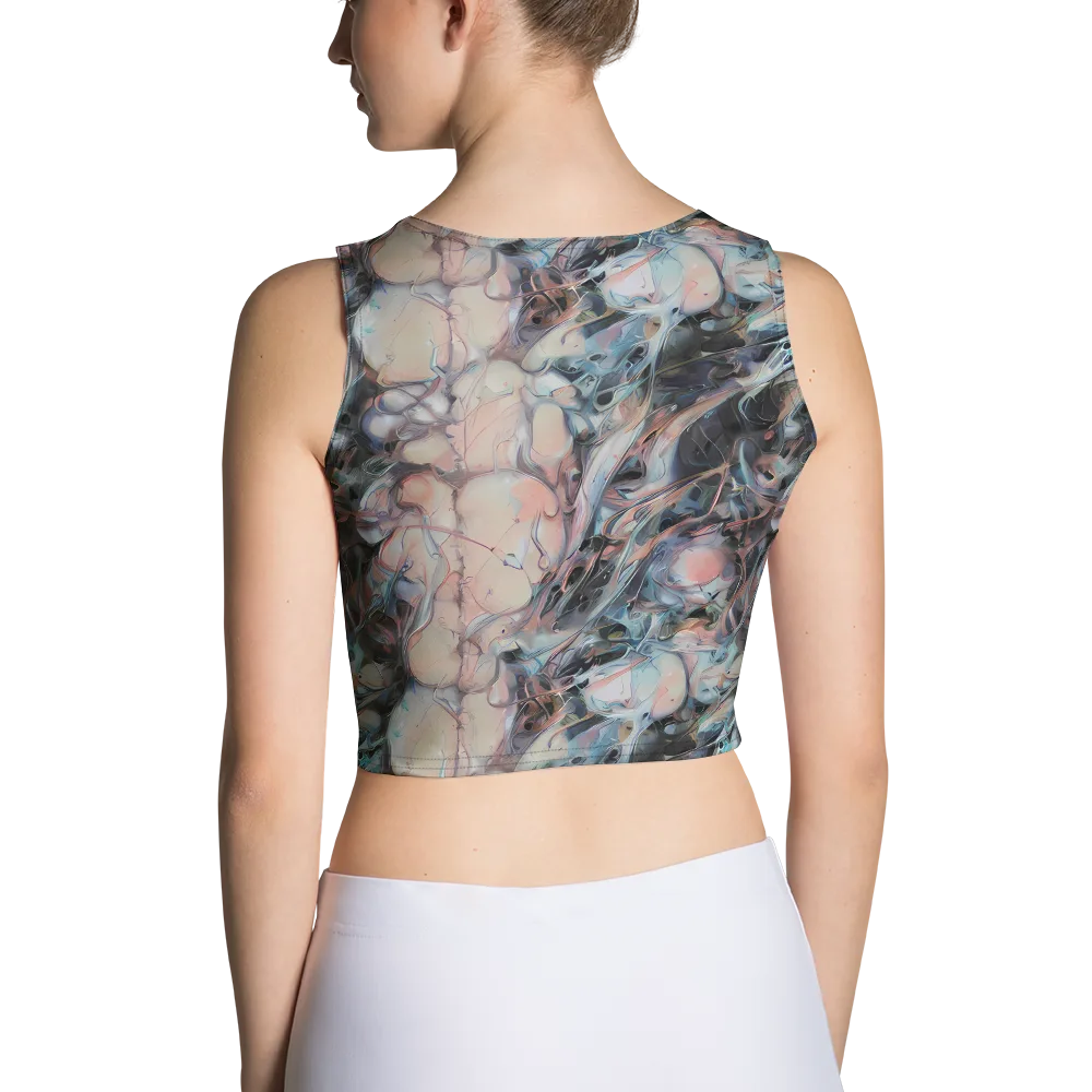 Daydream Cascade on Crop Top — Back