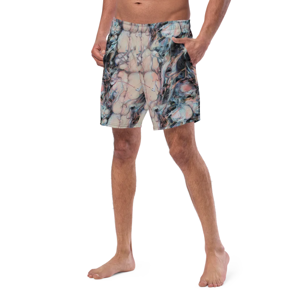 Daydream Cascade on Swim Trunks — Left Front