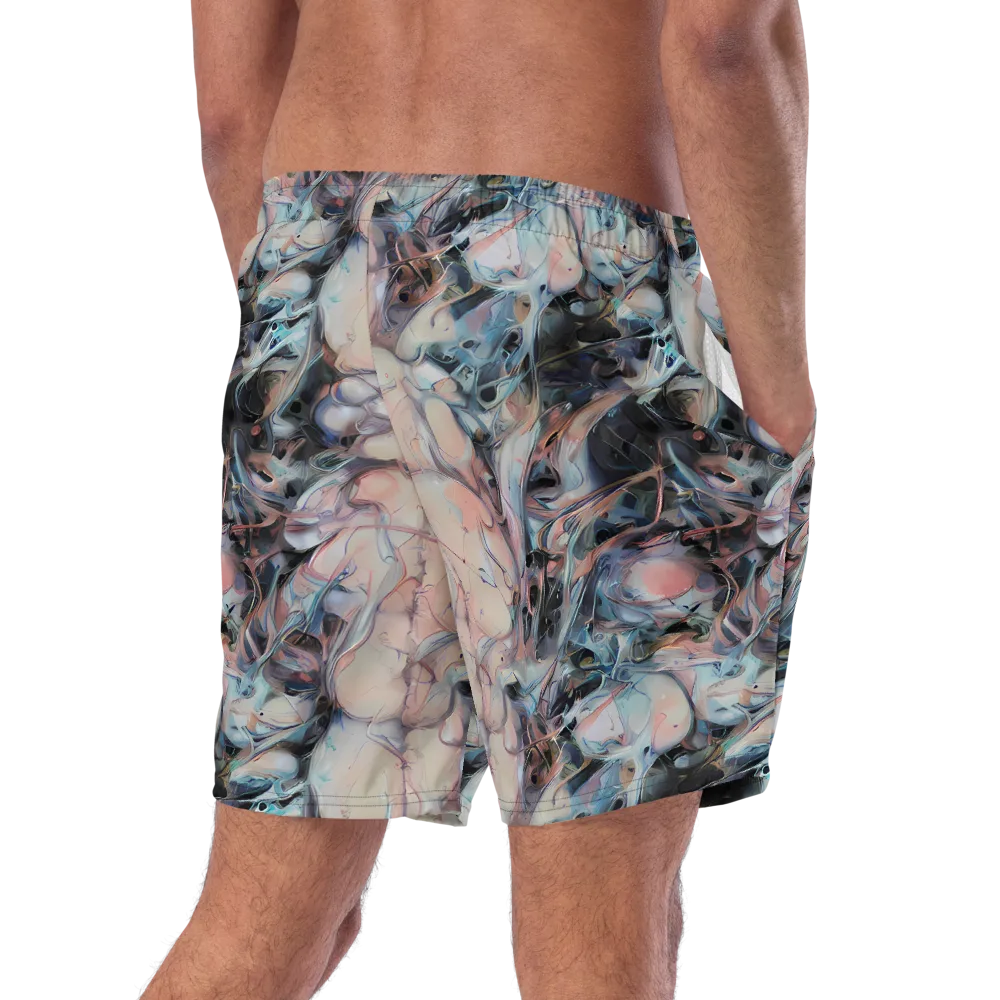 Daydream Cascade on Swim Trunks — Right Back