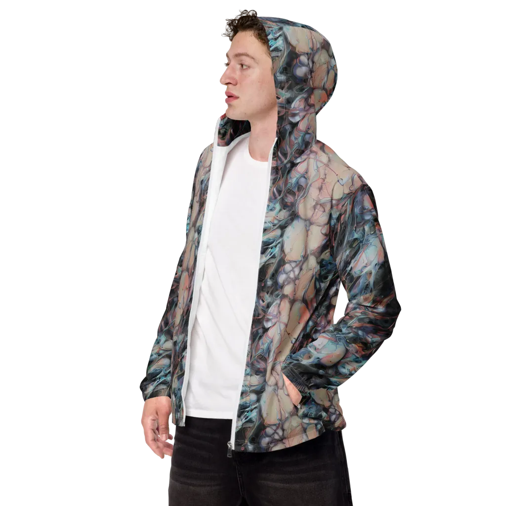 Daydream Cascade on Men's Windbreaker — Left Front