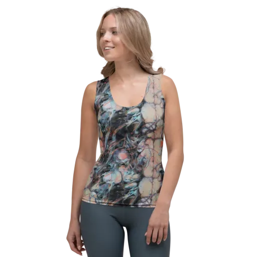 Daydream Cascade on a Women's Tank Top