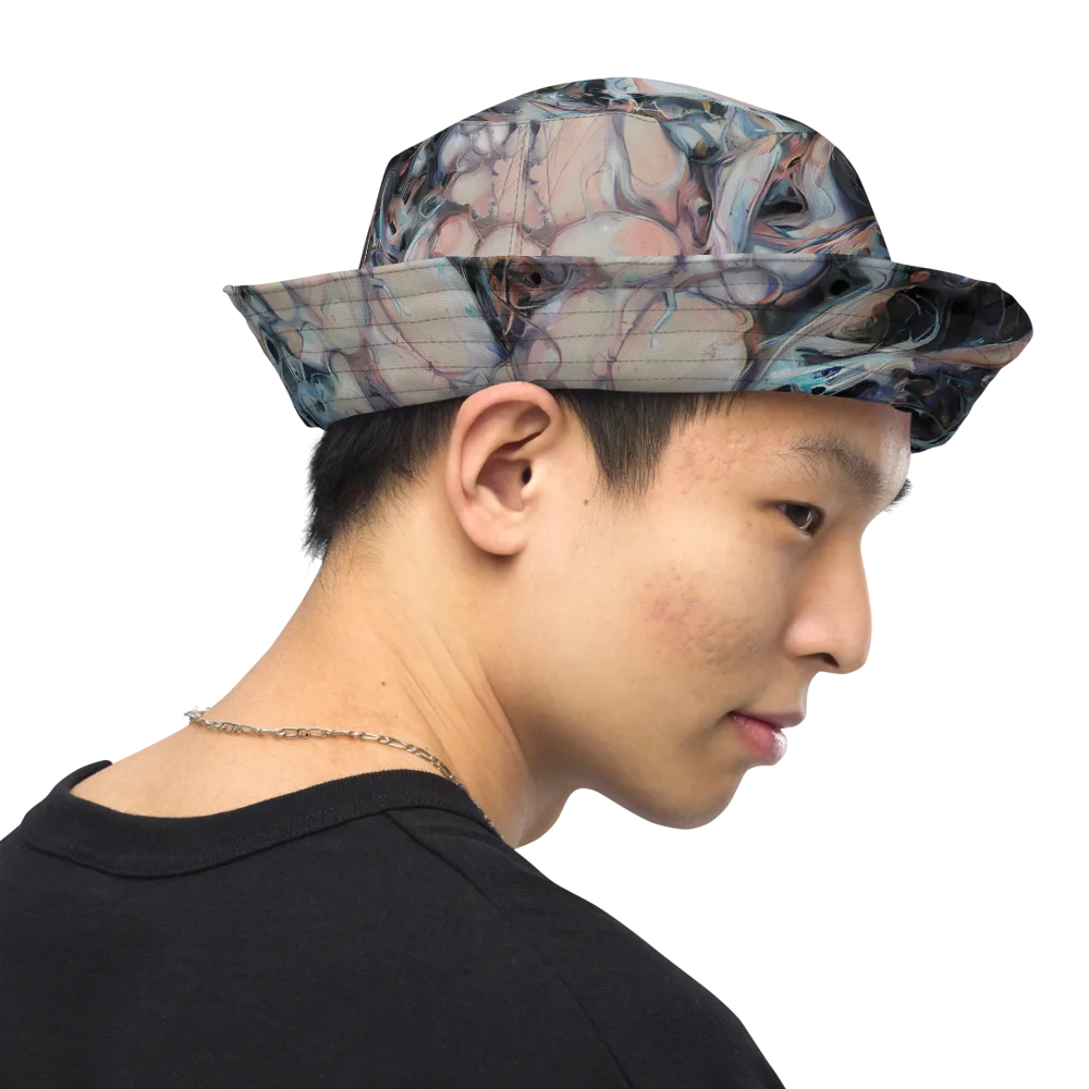 Daydream Cascade on Reversible Bucket Hat — Right Outside