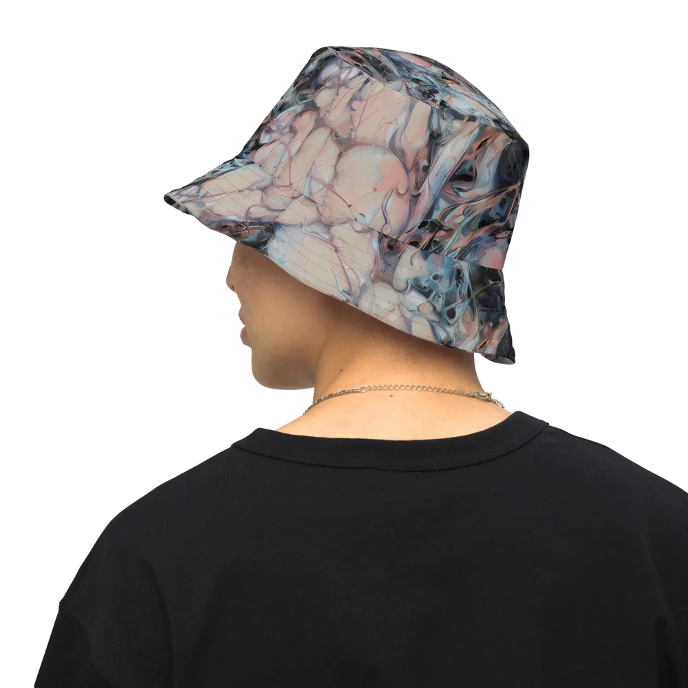 Daydream Cascade on Reversible Bucket Hat — Back Inside
