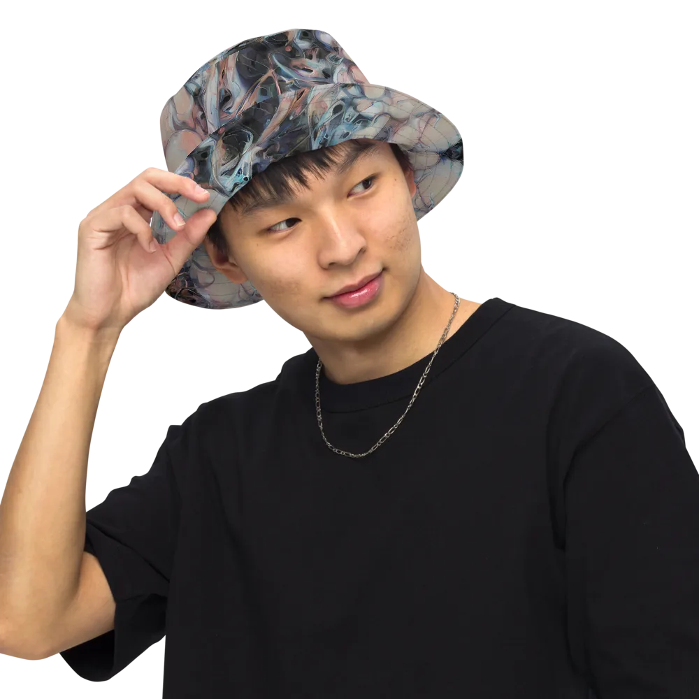 Daydream Cascade on Reversible Bucket Hat — Front Inside