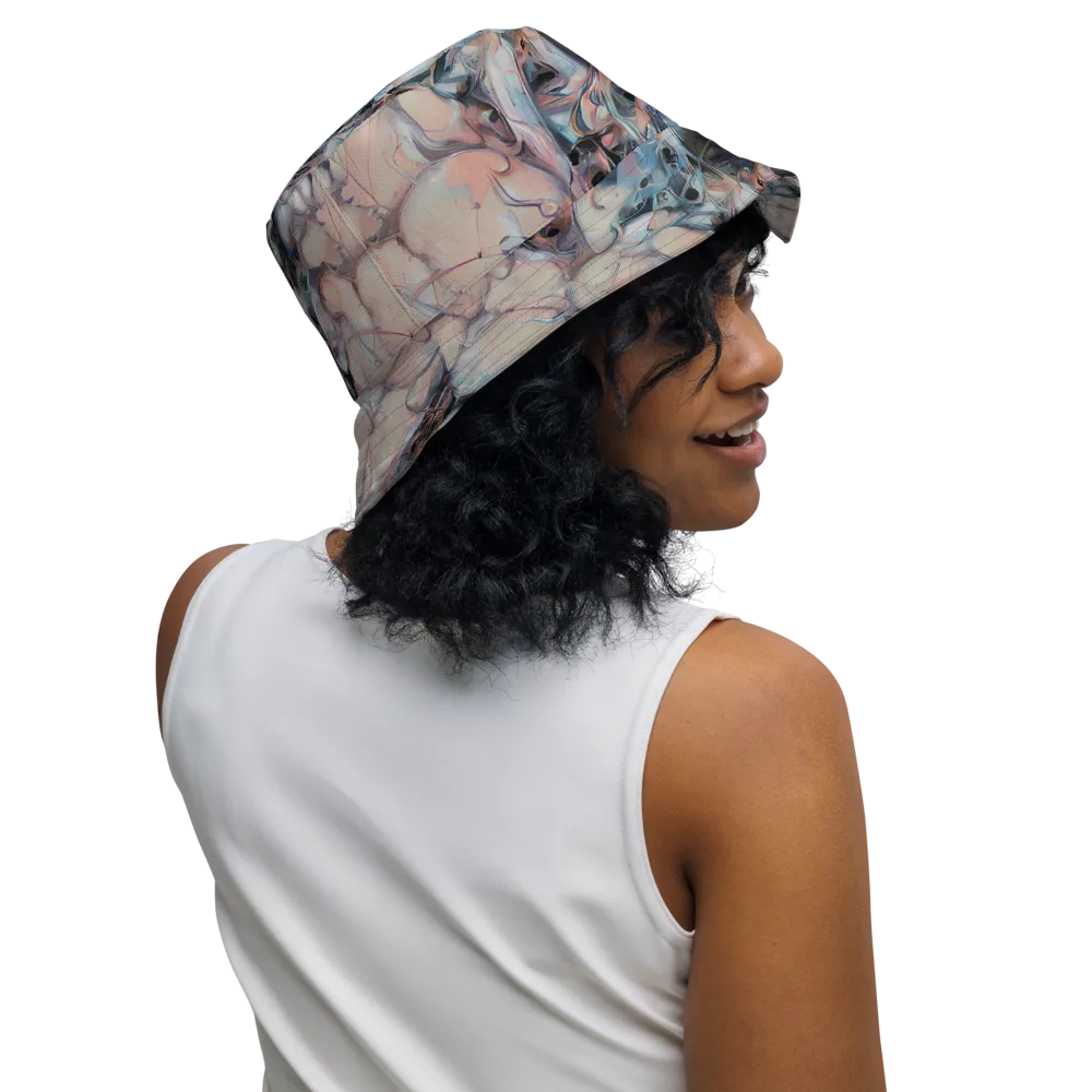 Daydream Cascade on Reversible Bucket Hat — Right Outside