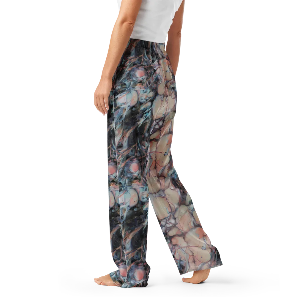 Daydream Cascade on Women's Pajama Pants — Left