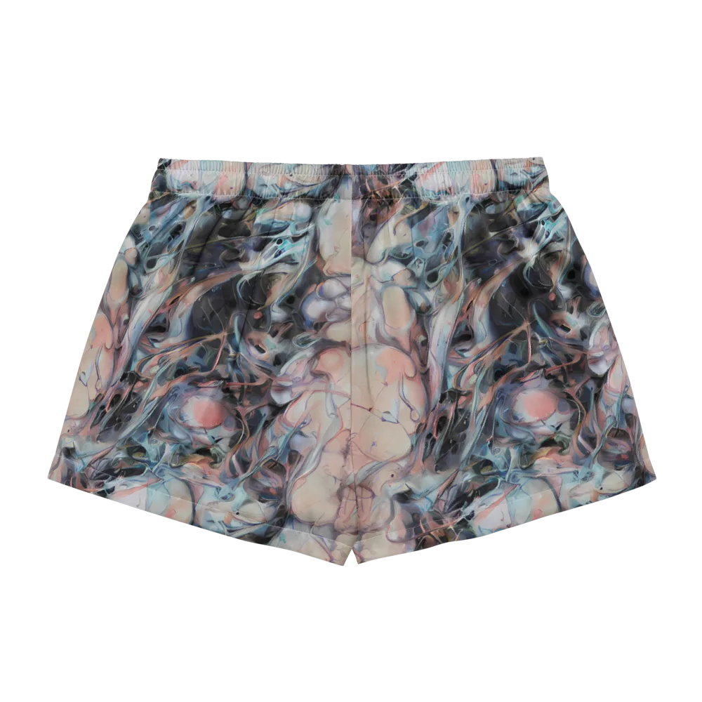 Daydream Cascade on Women's Pajama Shorts — Back