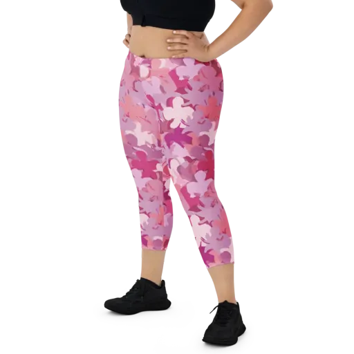 Petal Pulse on a Capri Leggings