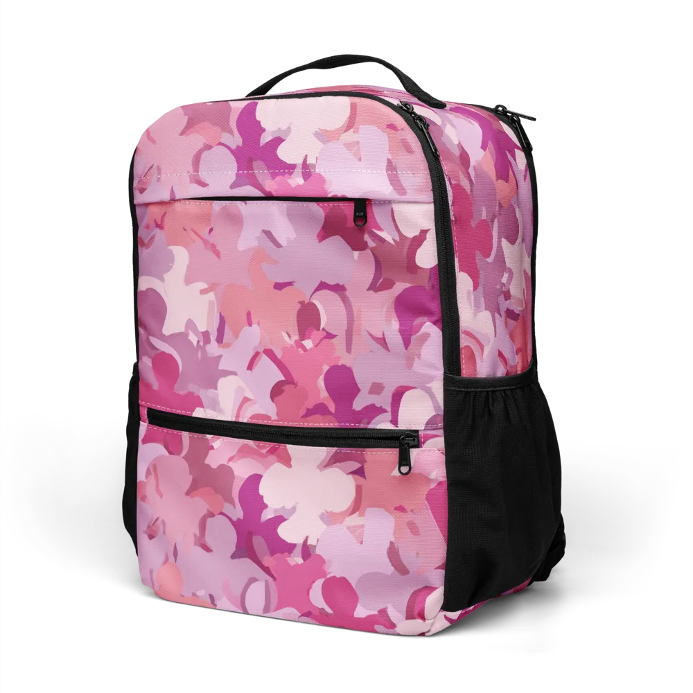 Petal Pulse on Utility Backpack — Left Front