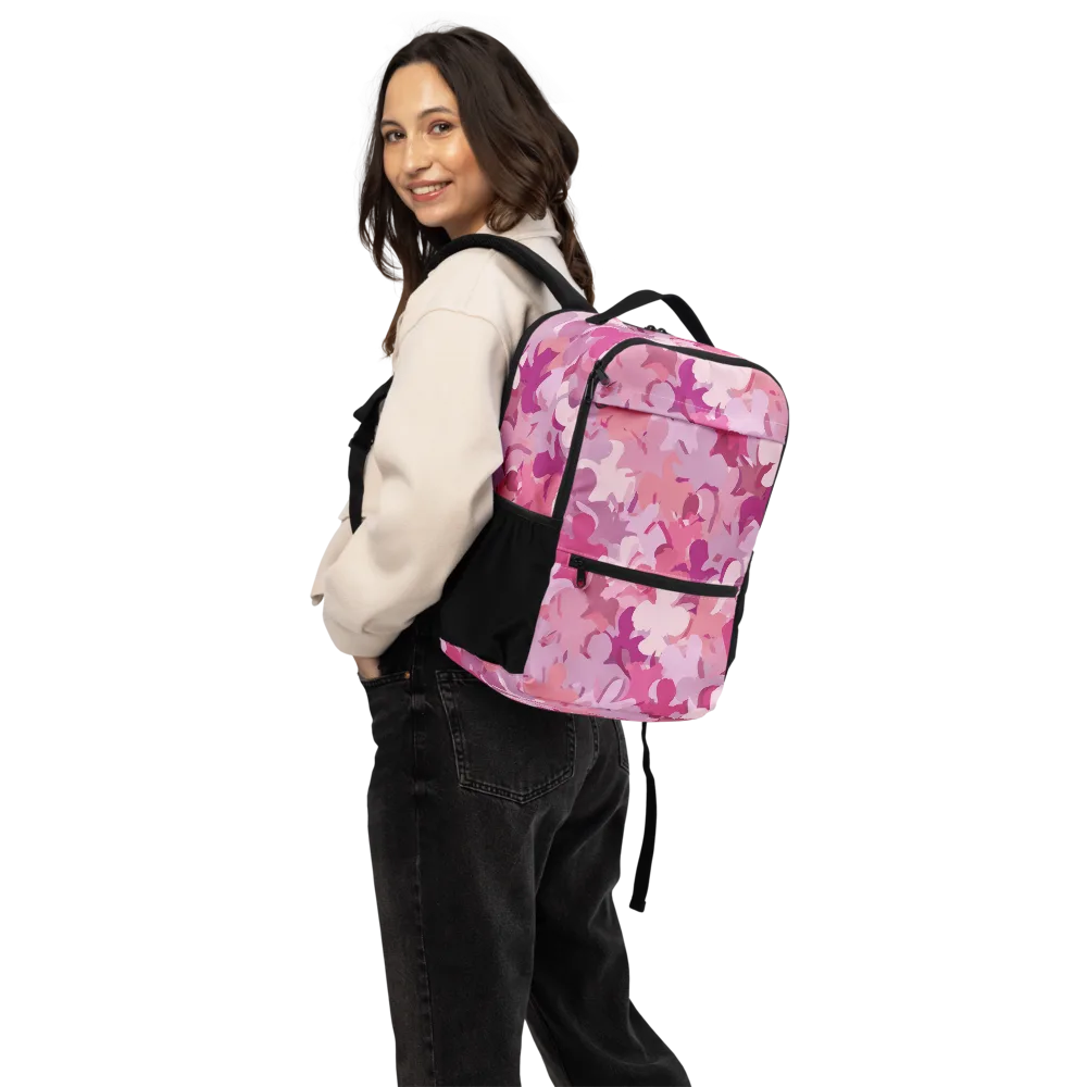 Petal Pulse on Utility Backpack — Back