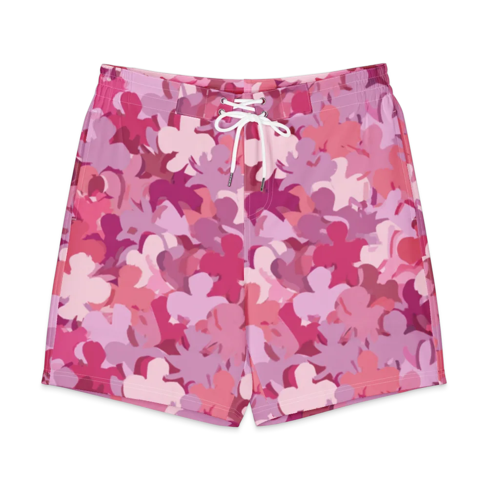 Petal Pulse on Men's Board Shorts — Front