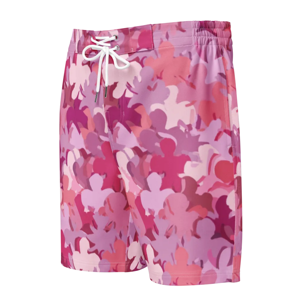 Petal Pulse on Men's Board Shorts — Front