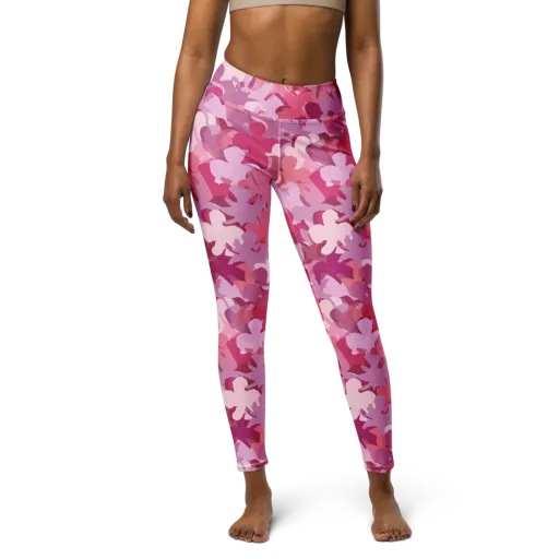 Petal Pulse on a Yoga Leggings