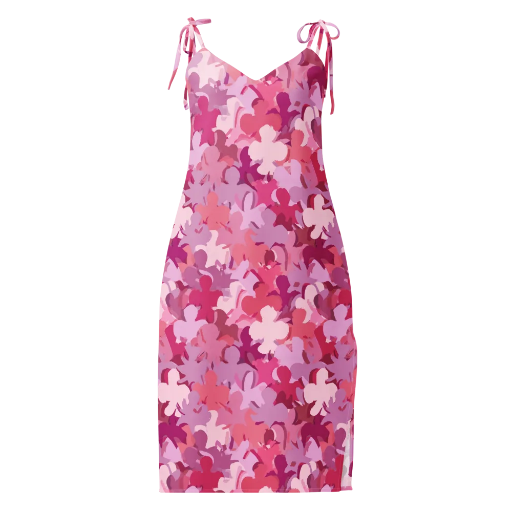 Petal Pulse on Slip Dress — Front