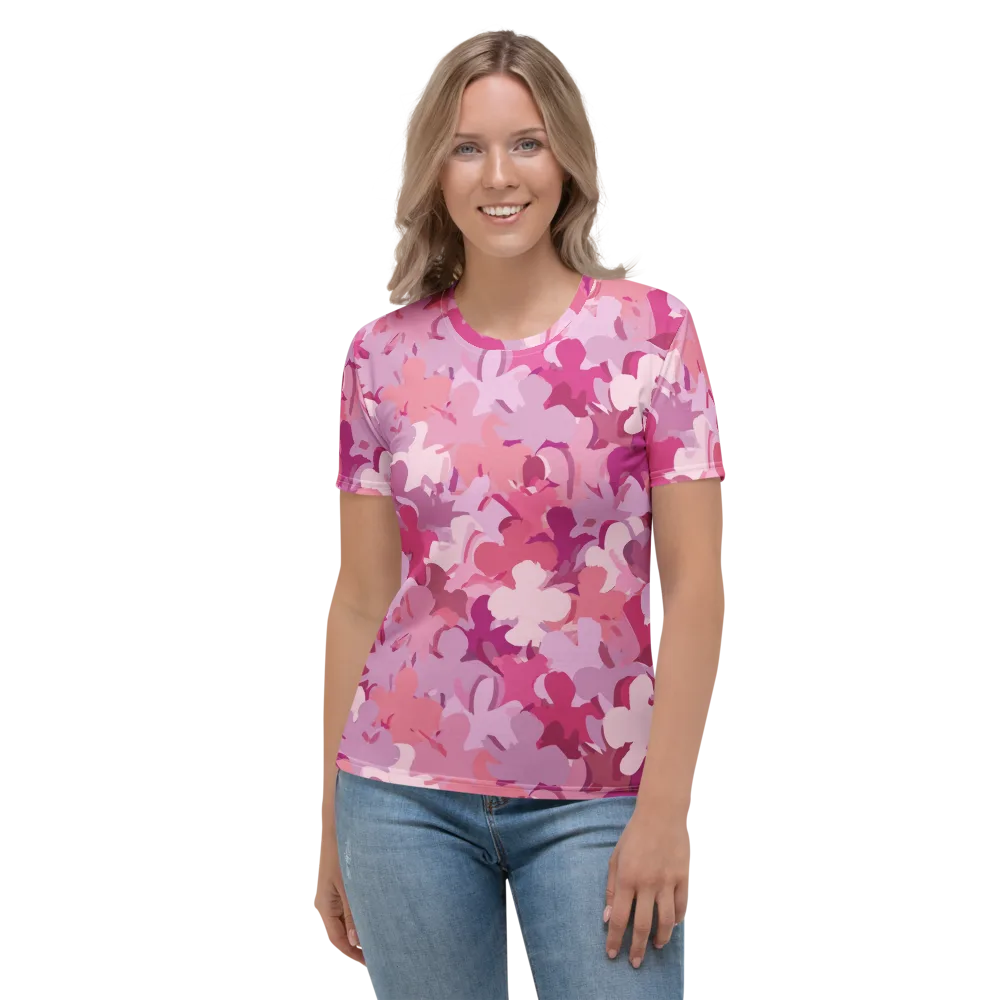 Petal Pulse on Women's Crew Neck T-Shirt — Front