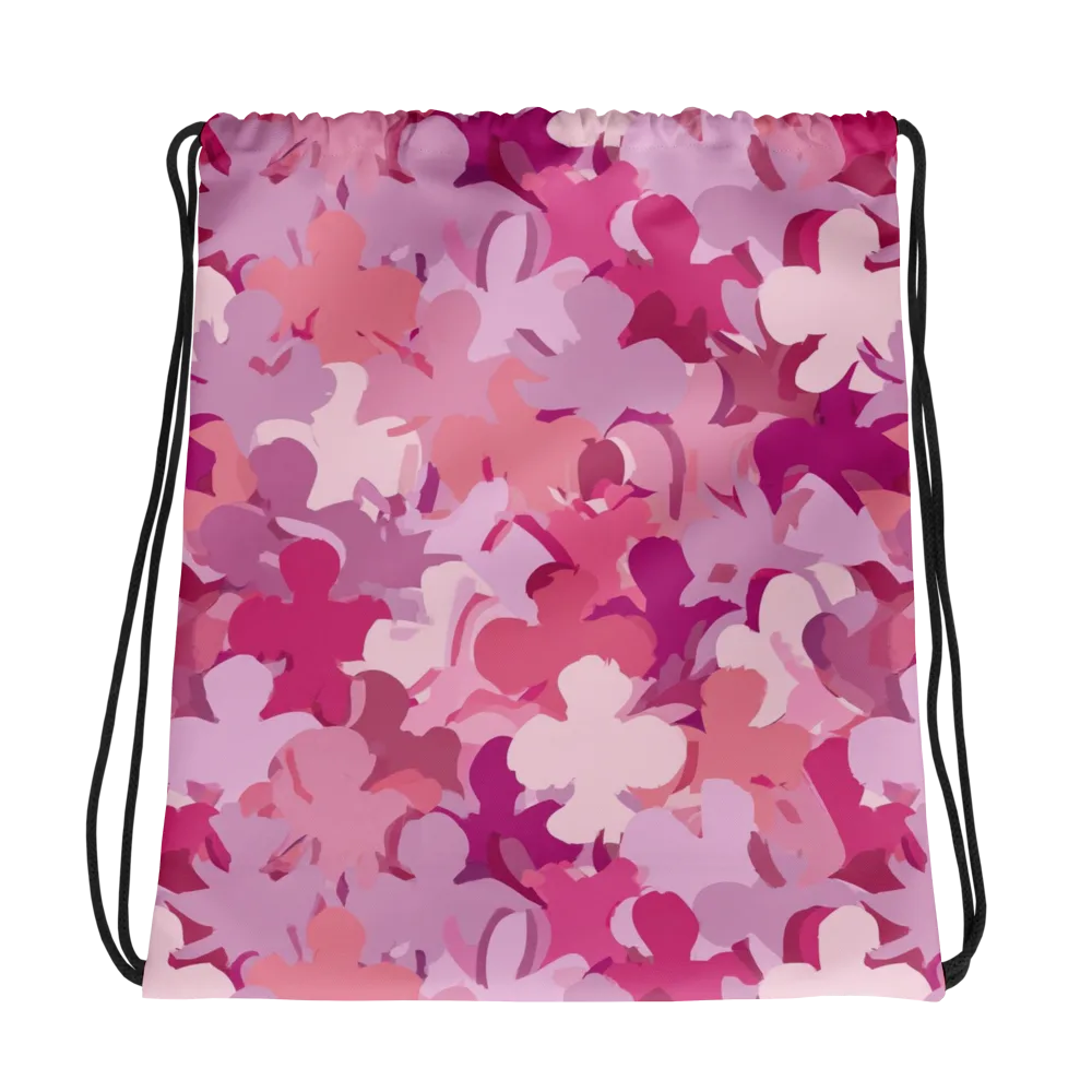 Petal Pulse on Drawstring Bag — Photo