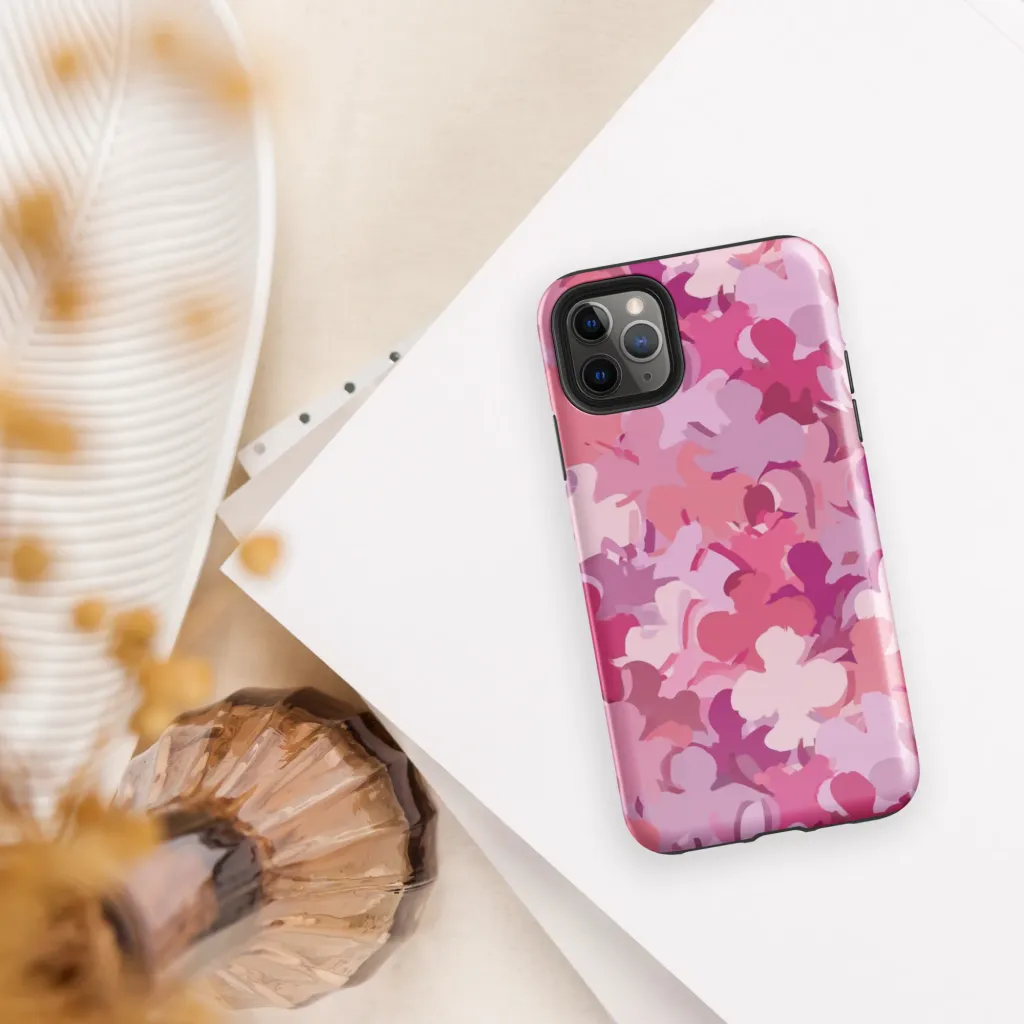 Petal Pulse on Tough Case for iPhone® — Front