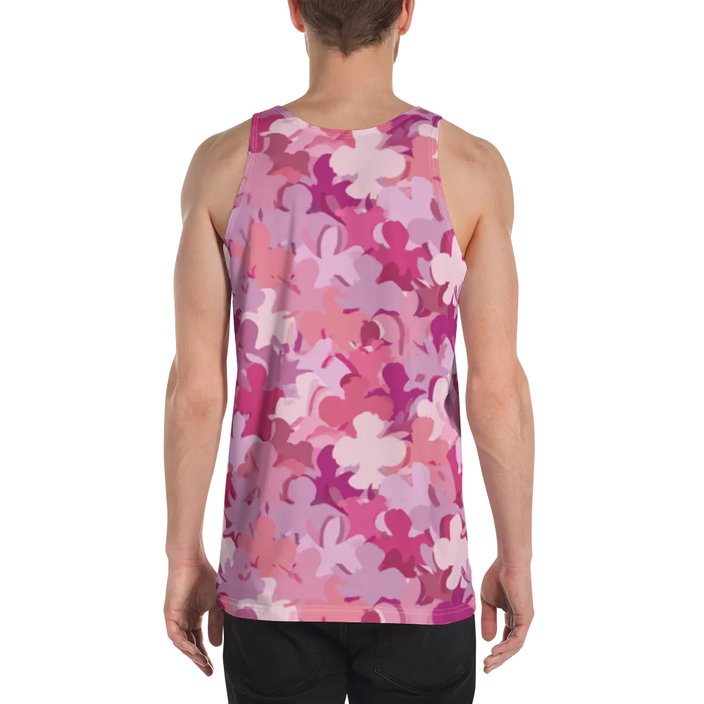 Petal Pulse on Men's Tank Top — Back