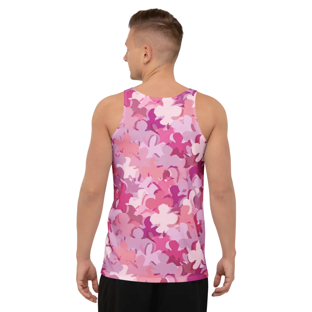 Petal Pulse on Men's Tank Top — Back
