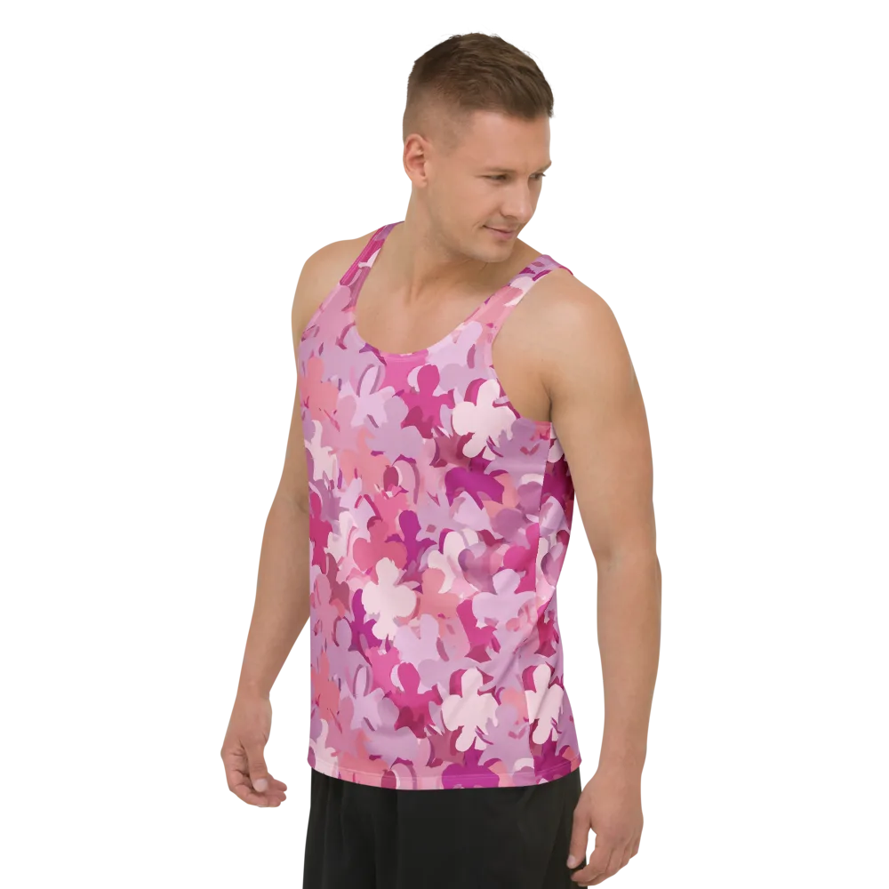 Petal Pulse on Men's Tank Top — Left Front