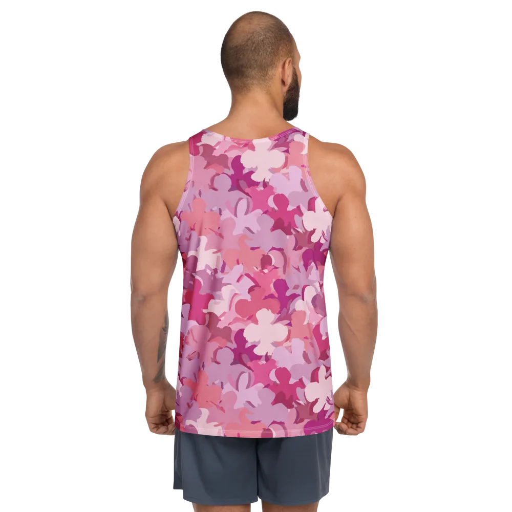 Petal Pulse on Men's Tank Top — Back