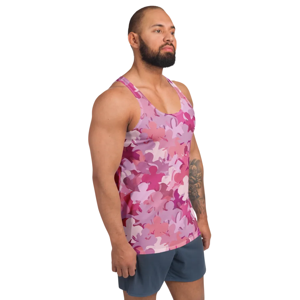 Petal Pulse on Men's Tank Top — Right Front