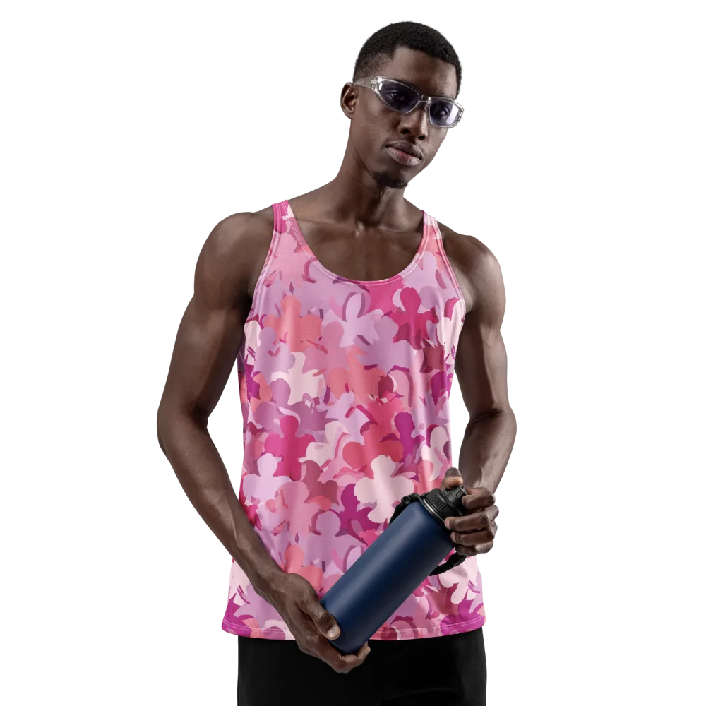 Petal Pulse on Men's Tank Top — Front