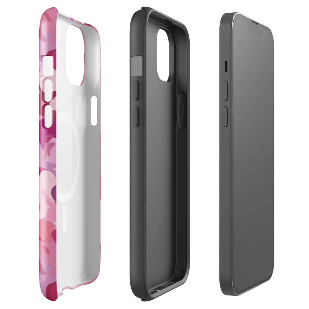 Petal Pulse on MagSafe Tough Case for iPhone® — Front