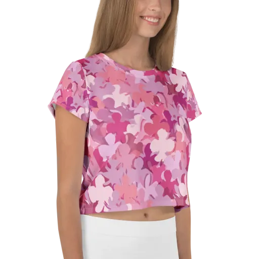 Petal Pulse on a Crop Tee