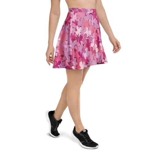 Petal Pulse on a Skater Skirt