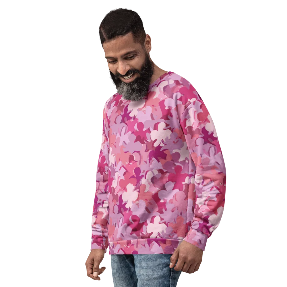 Petal Pulse on Sweatshirt — Left Front