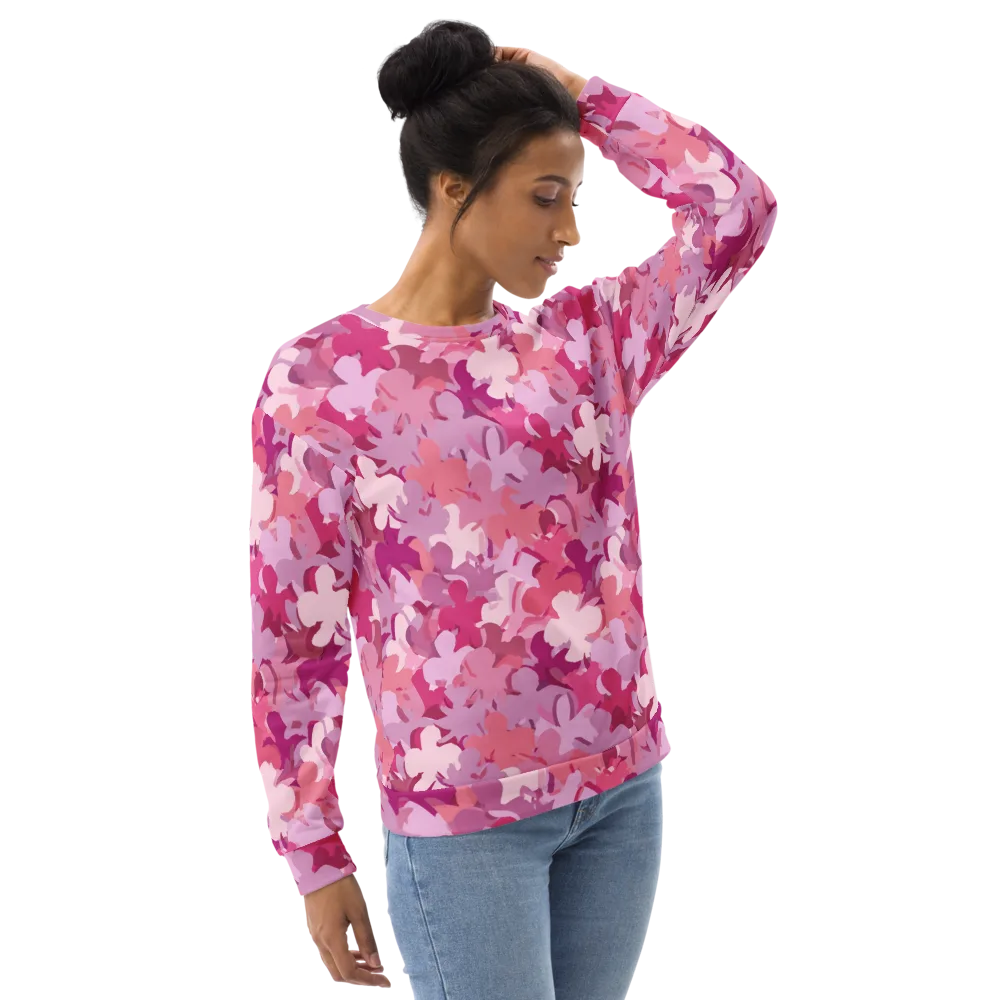 Petal Pulse on Sweatshirt — Right Front