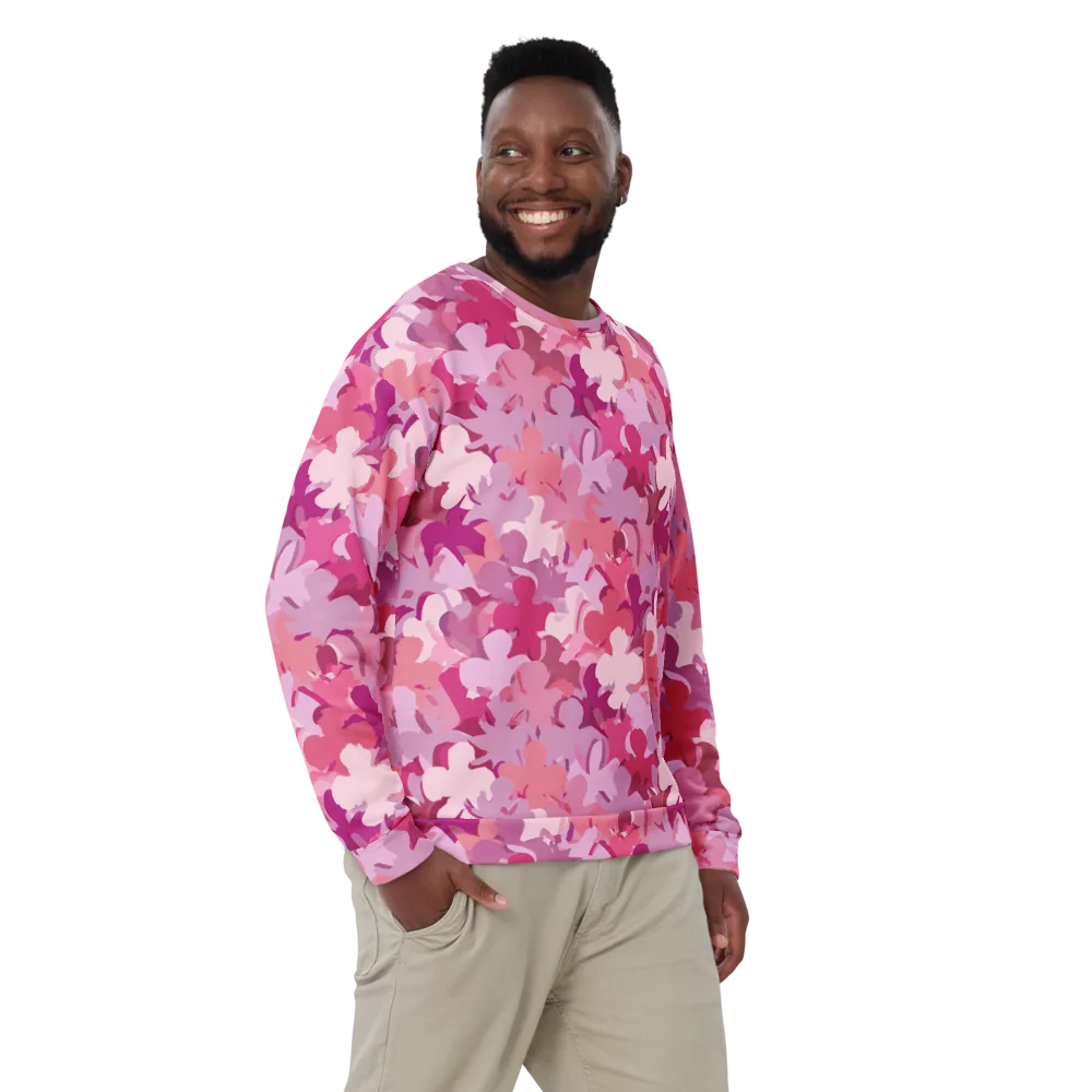 Petal Pulse on Sweatshirt — Front