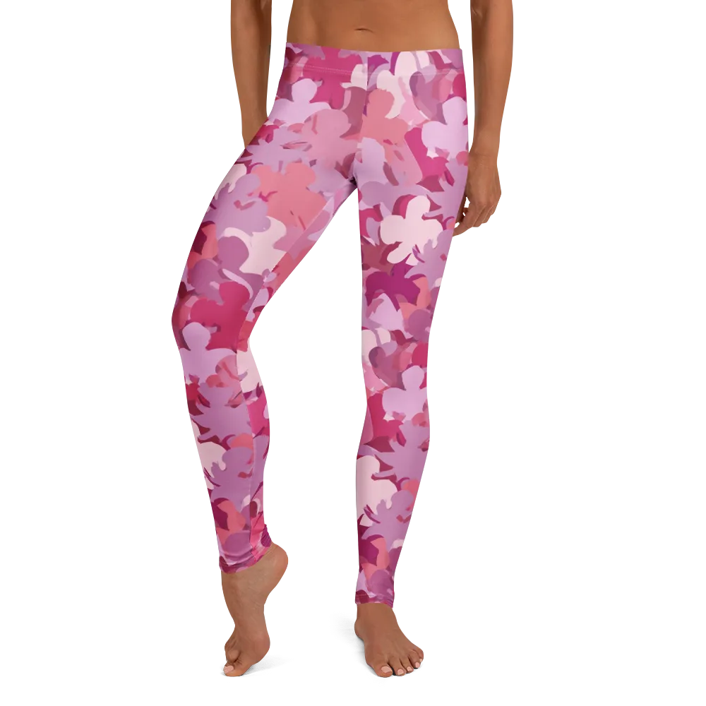 Petal Pulse on Leggings — Front