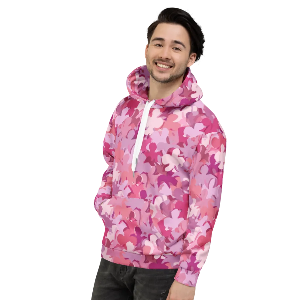 Petal Pulse on Hoodie — Left