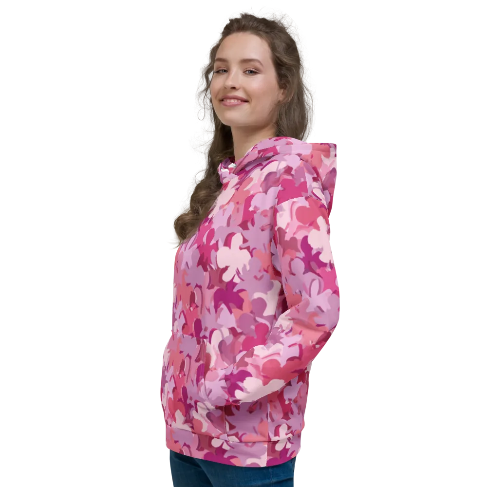 Petal Pulse on Hoodie — Left