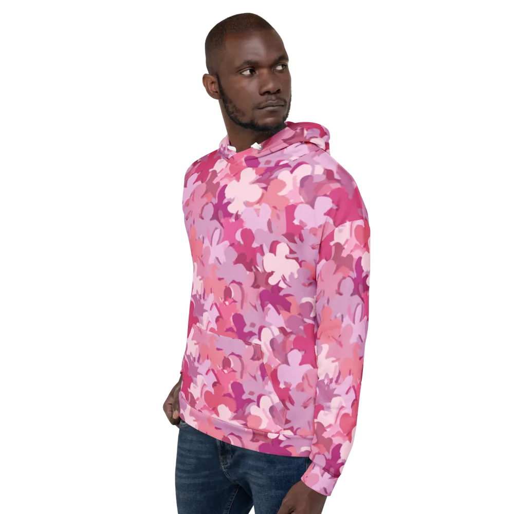 Petal Pulse on Hoodie — Left