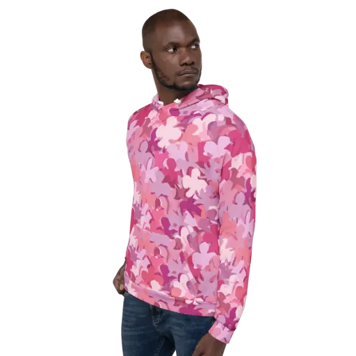 Petal Pulse on a Hoodie
