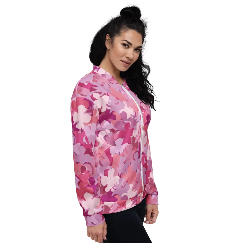 Petal Pulse on Bomber Jacket — Right