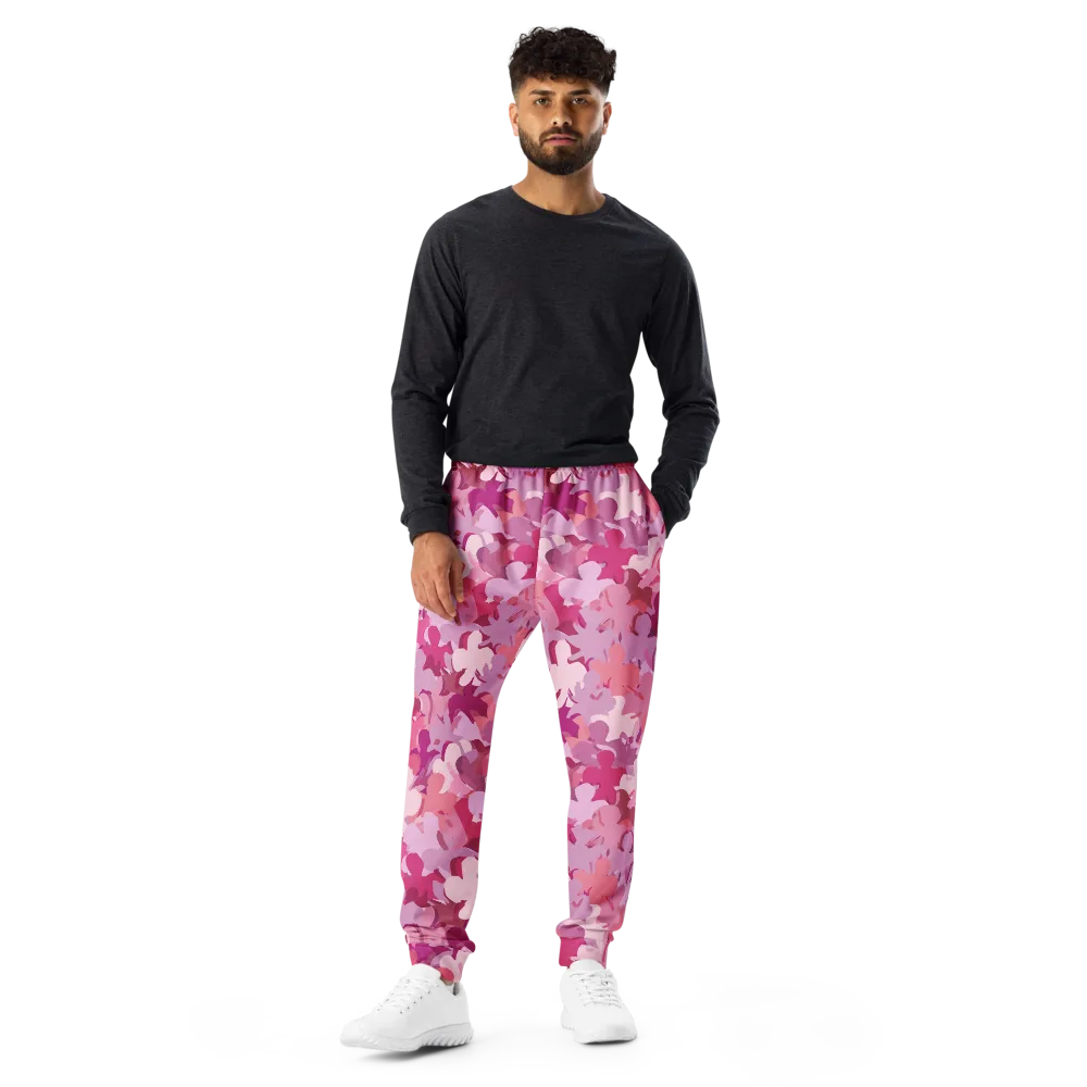 Petal Pulse on Men's Joggers — Front