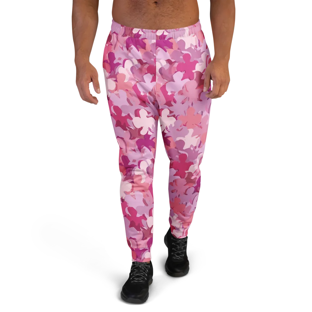 Petal Pulse on Men's Joggers — Front