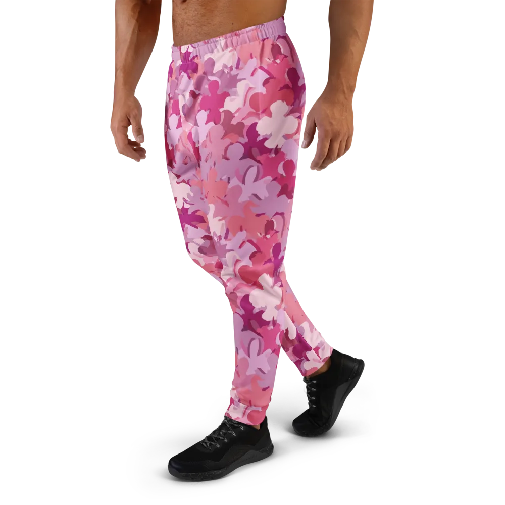 Petal Pulse on Men's Joggers — Left